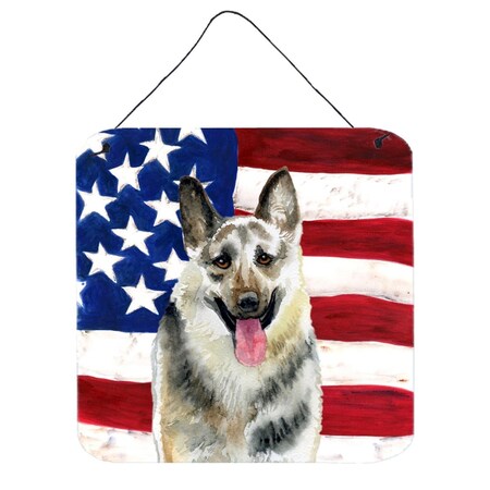 Carolines Treasures East-European Shepherd Patriotic Wall or Door Hanging Prints BB9649DS66